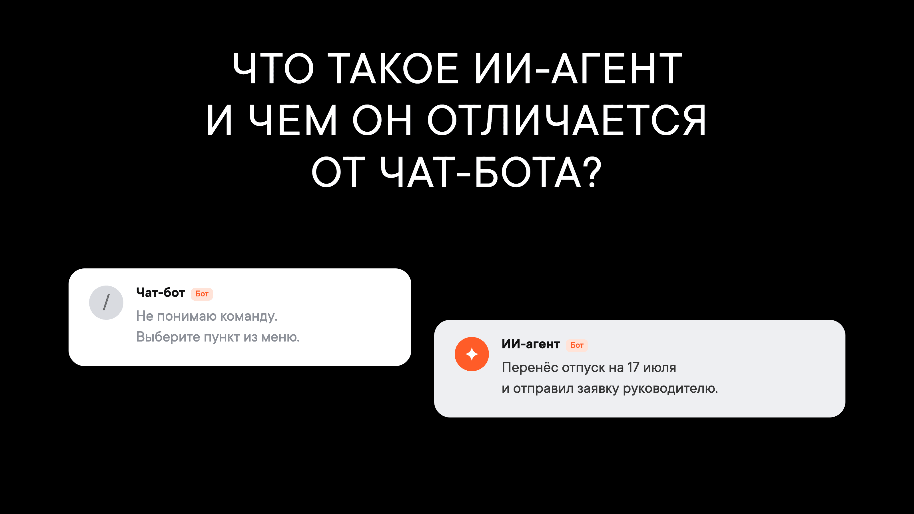 Что такое ИИ-агент и чем он отличается от чат-бота?