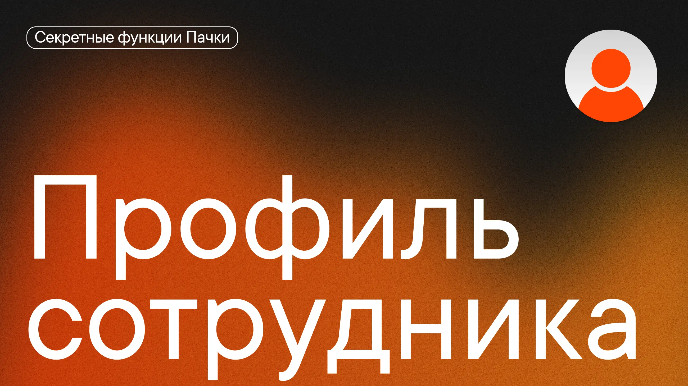 #Секреты_Пачки про профиль сотрудника